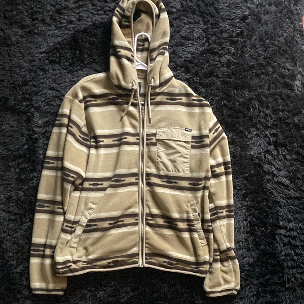 RVCA, XL, mens tan jacket
